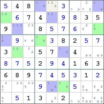 Simple-Colors , How to solve sudoku puzzles - Solving sudoku strategy,picture 2