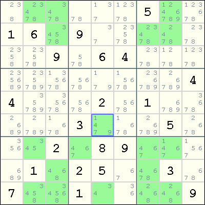 Hidden Single , How to solve sudoku puzzles - Solving sudoku strategy