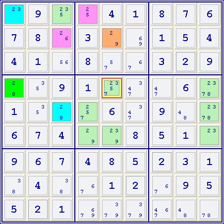 Multi-Colors,How to solve sudoku puzzles - Solving sudoku strategy,picture 2