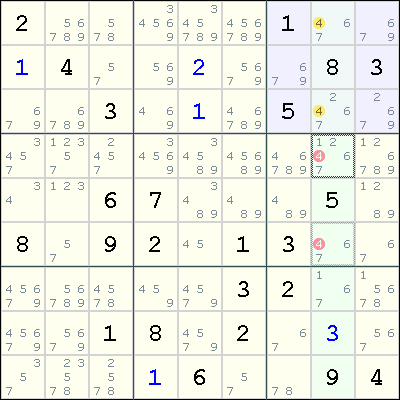Locked Candidates, Sudoku solving technique