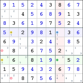 Skyscraper, How to solve sudoku puzzles - Solving sudoku strategy,picture 1