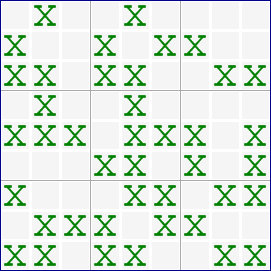 X-Wing , How to solve sudoku puzzles - Solving sudoku strategy,picture 2